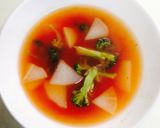 ケチャップで作るミネストローネ風スープ作り方4写真