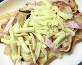 さつま芋の皮救済⋆塩昆布カレートースト⋆作り方5写真