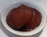 ラフランスのコンポート（洋梨赤ワイン煮）作り方6写真