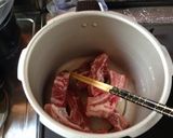 バックリブの赤ワイン煮作り方2写真