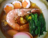 有頭エビ入り雑煮作り方13写真