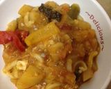カラフルお野菜でミネストローネのうどん作り方5写真