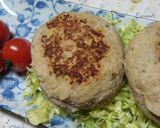 鶏肉とレンコンのおからバーグ作り方5写真