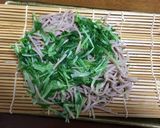 水菜入りつけ蕎麦with大根作り方4写真