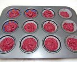 ビーツとビターチョコのカップケーキ作り方7写真