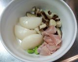 うちのお雑煮♡お餅入り茶碗蒸し作り方3写真