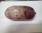 シンプル田舎料理☆赤大根の酢物作り方1写真