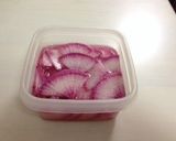 シンプル田舎料理☆赤大根の酢物作り方3写真