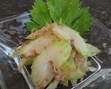低糖質＊ﾏﾖ炒めｾﾛﾘのおかか和え作り方4写真