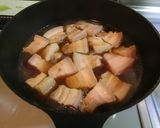 ☆豚バラ塊肉でとろ～り角煮☆圧力鍋で☆作り方5写真