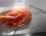 有頭エビの味噌汁、ほうれん草添え作り方2写真
