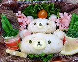 ✴︎コリラ鏡餅弁当'2014✴︎作り方4写真