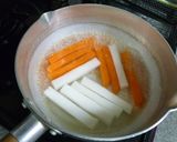 お節料理♪牛肉の市松巻き（八幡巻）作り方1写真