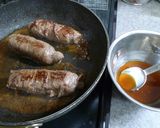 お節料理♪牛肉の市松巻き（八幡巻）作り方4写真