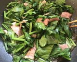 ☆ほうれん草とベーコンの和風パスタ☆作り方4写真