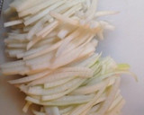 捨てないで！大根の皮できんぴら作り方1写真