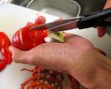 活けオマール海老のサラダ (＋解体法)作り方7写真