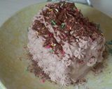 簡単ハリネズミっぽいケーキ作り方7写真
