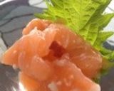 日本酒・焼酎に♡生サーモンの塩麹漬け作り方3写真