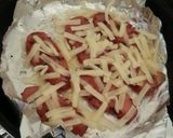 お歳暮ハムで♡チーズ焼きガーリック添え作り方4写真