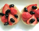 苺×黒豆×胡桃の白チョコトースト作り方3写真