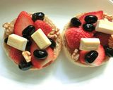 苺×黒豆×胡桃の白チョコトースト作り方4写真