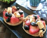 苺×黒豆×胡桃の白チョコトースト作り方6写真