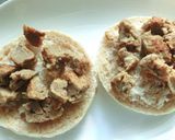 残りハンバーグのデミグラカレートースト作り方4写真