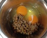 納豆オムレツ作り方1写真