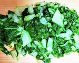 そら豆とうまい菜の煮びたし作り方4写真