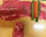 ☆いんげんと人参の牛肉巻き☆作り方2写真