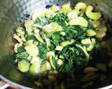 そら豆とうまい菜の煮びたし作り方5写真