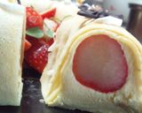 クレープで☆イチゴのババロアケーキ作り方11写真