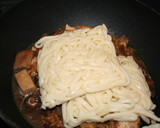 ♡関東方式すき焼きの残りで焼きうどん♡作り方2写真