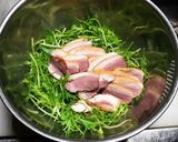 鴨肉と水菜のマリネ作り方3写真