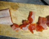 干し柿とクリームチーズと全粒粉ライ麦パン作り方1写真