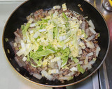 のせておいしい白菜と挽肉の炒めもの作り方9写真