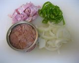 フライパンで簡単♪我が家の定番もちピザ♨作り方1写真