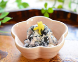 ヘルシー♡ヨーグルトで✿黒豆の白和え✿作り方4写真