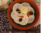 皮ごと大根の千枚漬け風✿作り方7写真