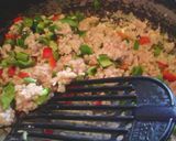 ☆鶏肉のバジル炒めごはん☆作り方8写真