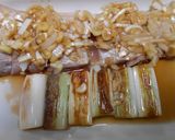 まぐろと葱焼きの葱ぽんソースかけ作り方11写真