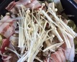 豚バラとキャベツのはさみ蒸し作り方2写真