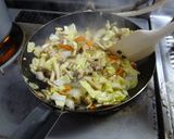 【お雑煮の材料で】お雑煮風スパゲッティ作り方5写真
