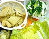 簡単&白菜大量消費！ヘルシー蒸し鍋作り方1写真
