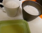 黒豆煮汁で豆乳生姜ドリンク、牛乳でも可♪作り方3写真