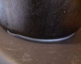 ダッチオーブンで黒豆=薪ストーブ作り方5写真