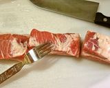 石窯で豪快に！豚ブロックのバジル焼き作り方1写真