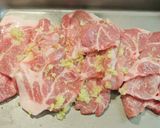 豚肉の黒豆ネギ味噌生姜焼き作り方2写真