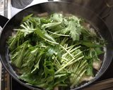 豚バラと水菜の簡単鍋作り方4写真